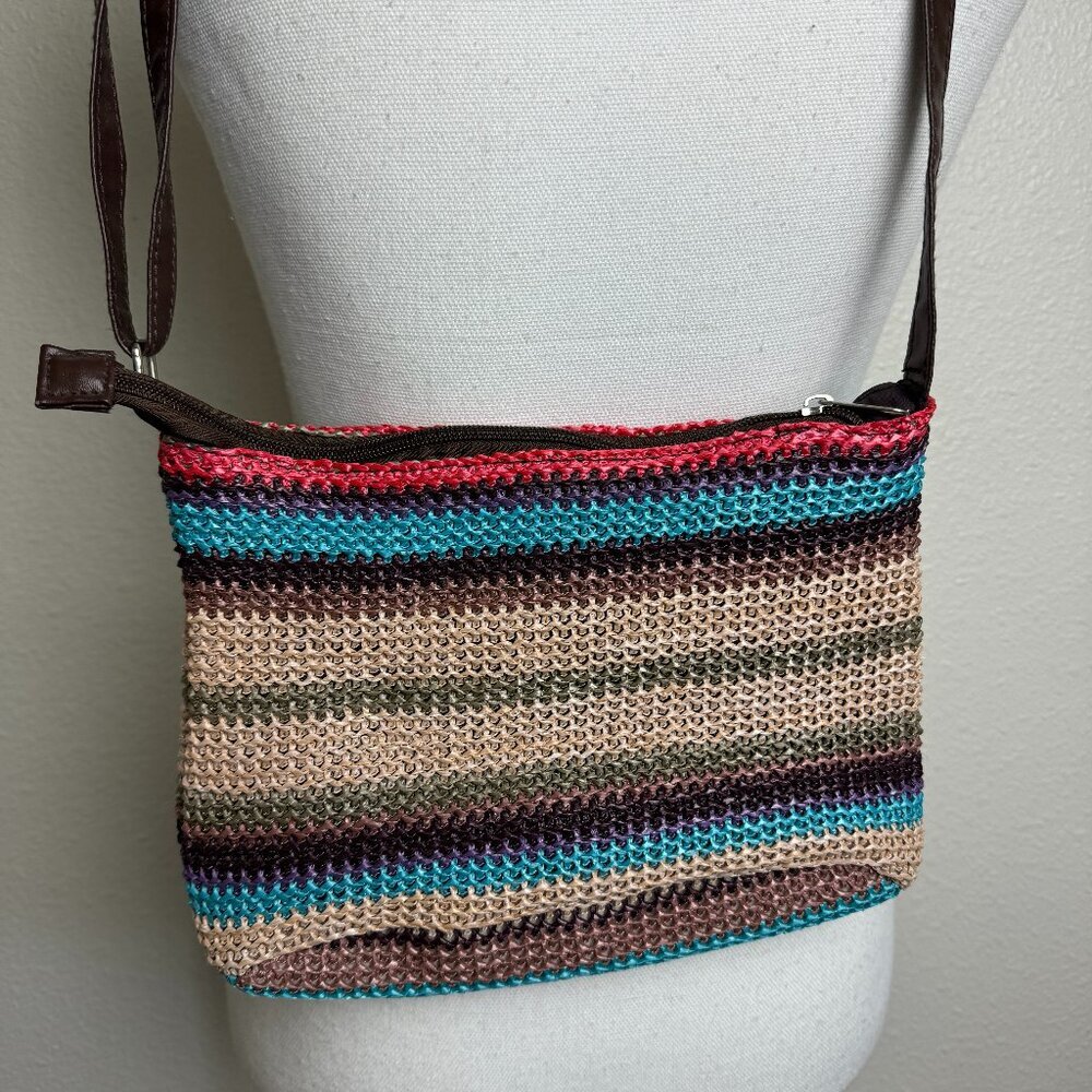 NWOT  Crossbody Bag Multicolor Woven